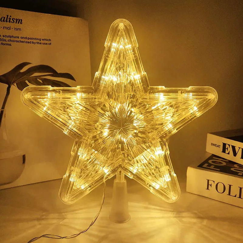 Enchanting LED Christmas Tree Star Topper Ornament - Image 20
