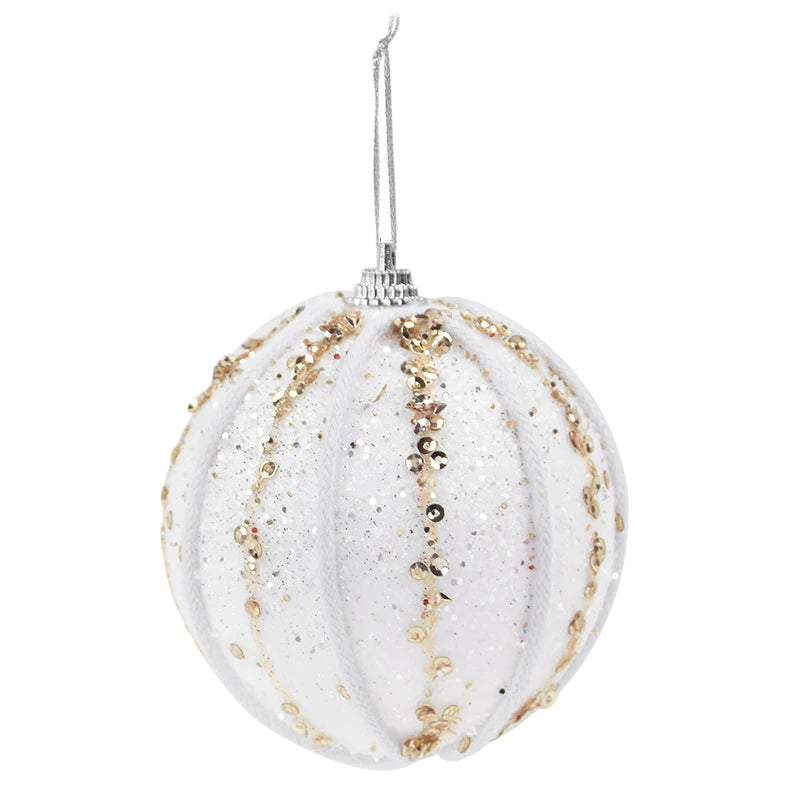 Sparkling Sequin Christmas Tree Ornaments - 2/4 Pack - Image 17