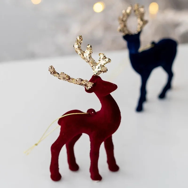 Charming Christmas Elk Ornaments for Festive Decor - Image 13