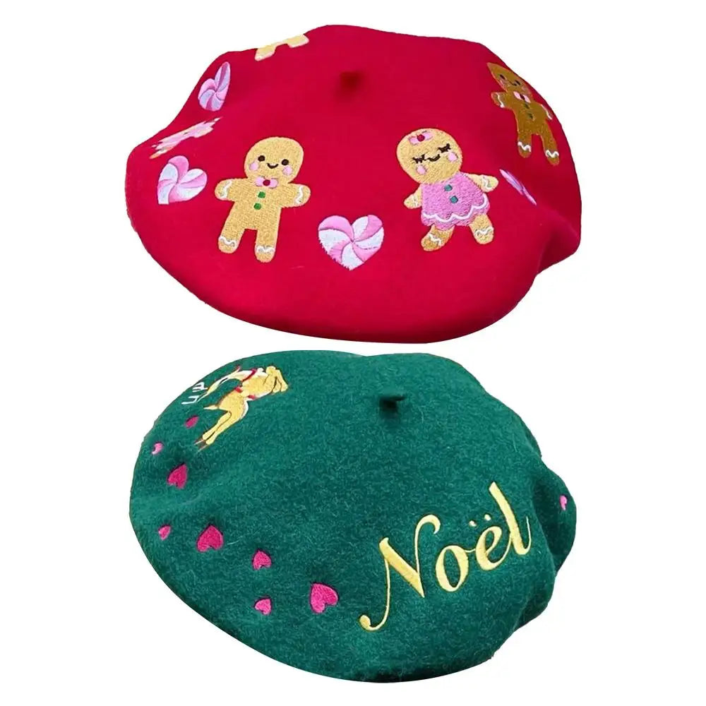 Chic Christmas Beret Hat for Elegant Style - Image 9