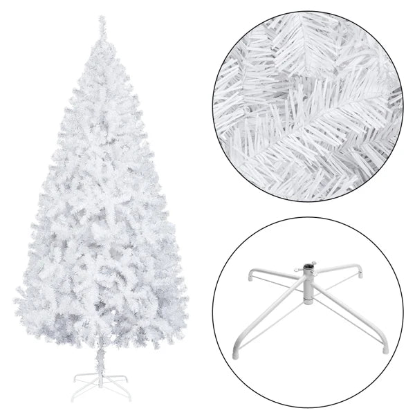 Eco-Friendly 8ft White PVC Christmas Tree Sticks - Image 14