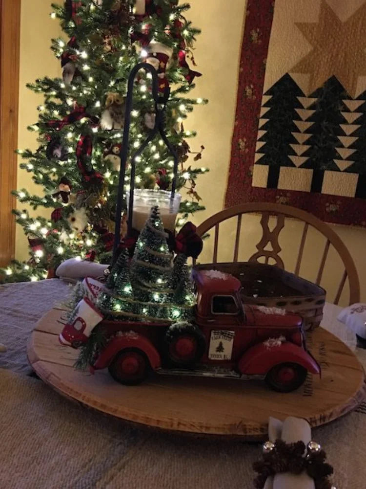 Festive Red Truck Christmas Ornament for Outdoors - Image 11