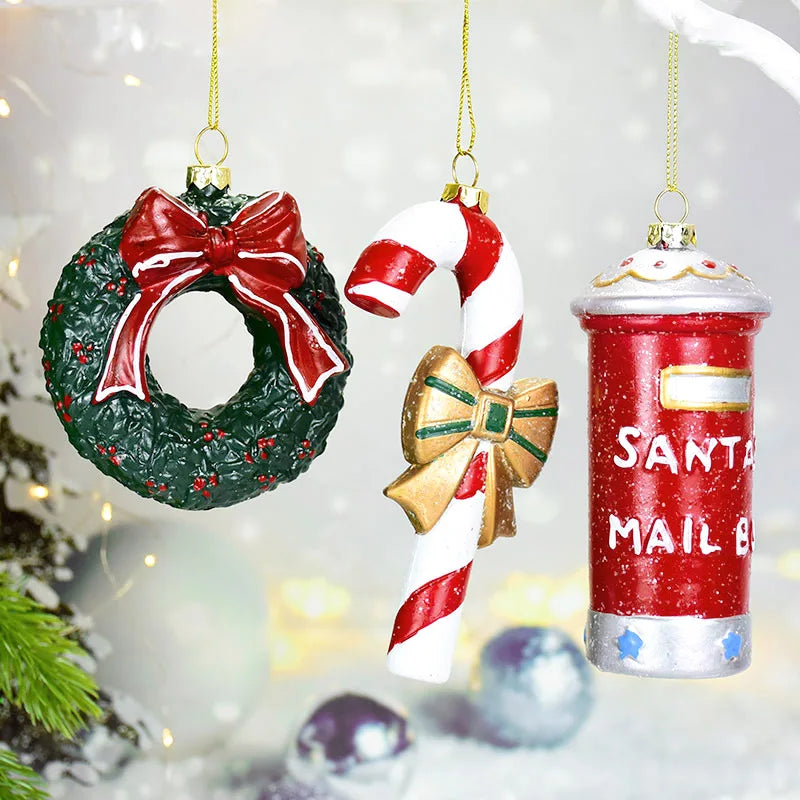 Charming Christmas Hanging Pendants for Festive Decor - Image 17
