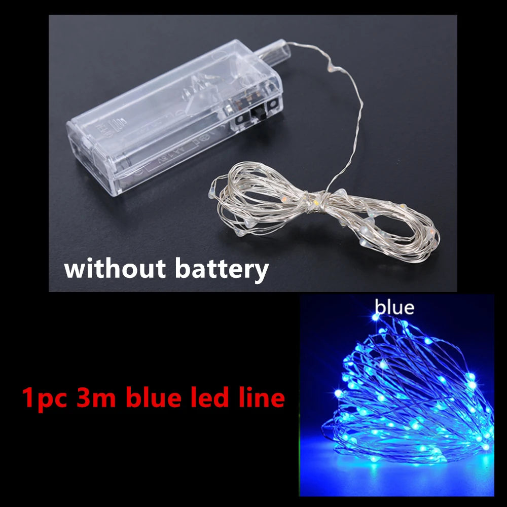 Warm White LED Fairy String Lights – 3M Garland - Image 8