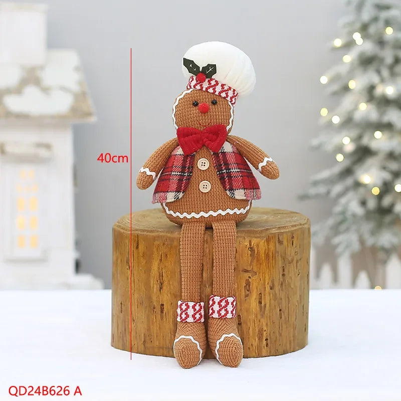 Festive Gingerbread Chef Doll for Holiday Decor - Image 4
