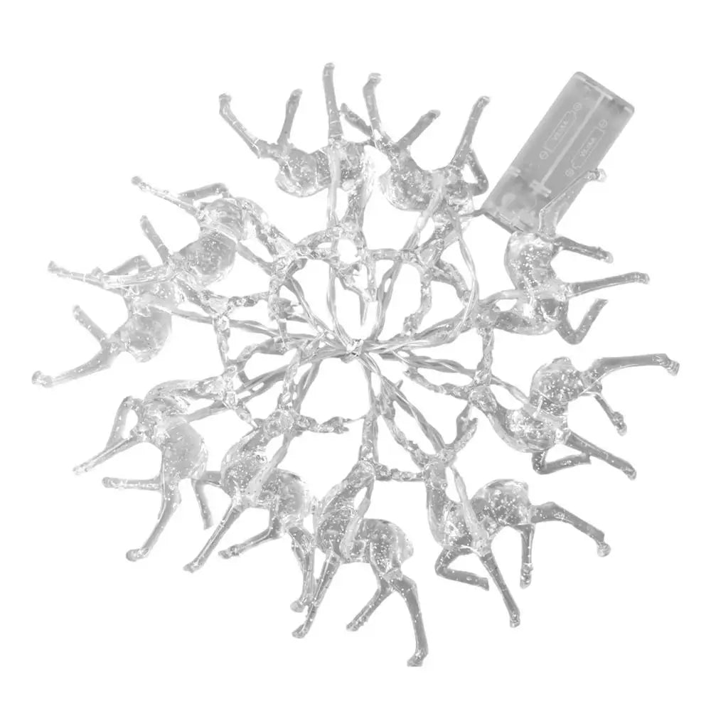 Enchanting 10LED Reindeer String Lights for Christmas - Image 9