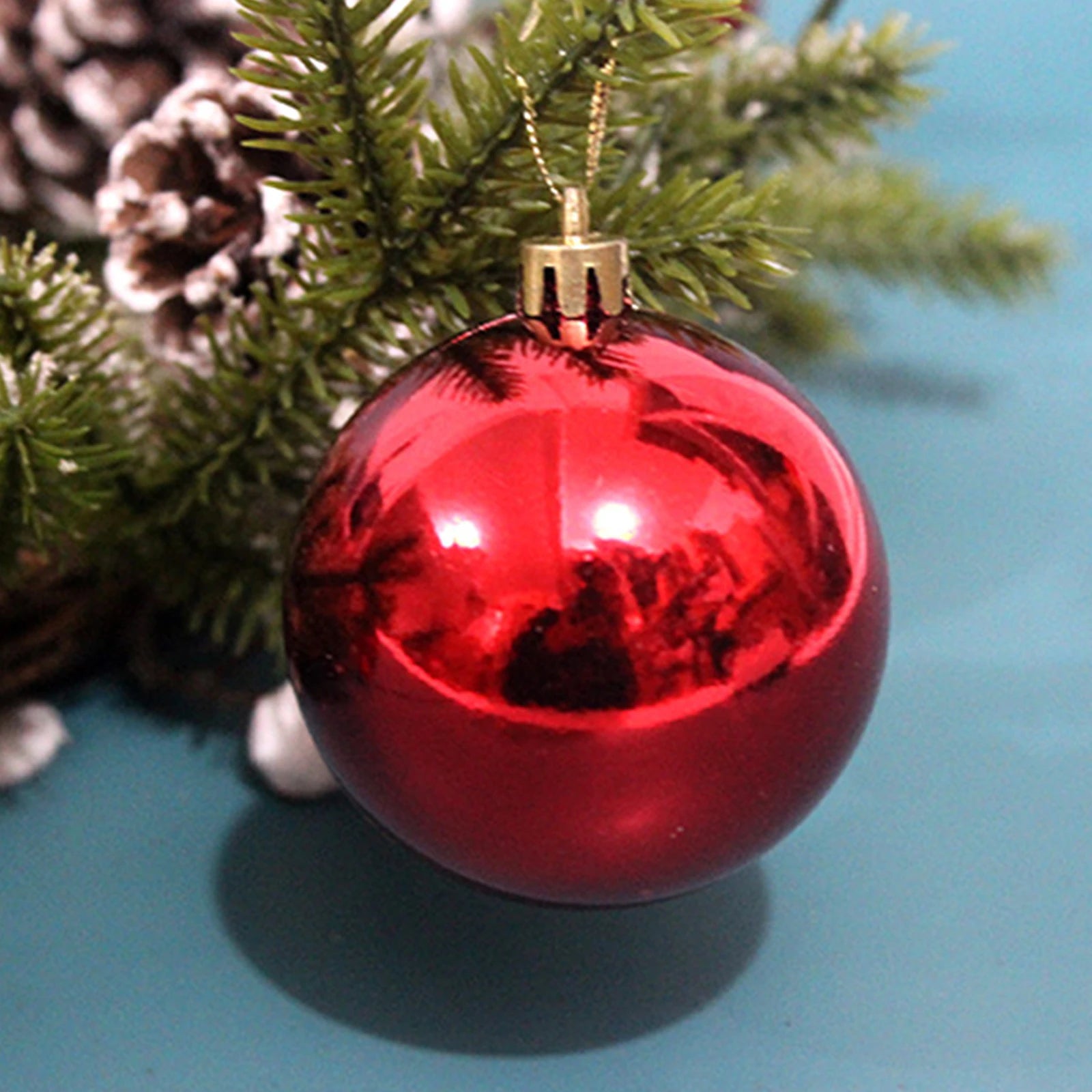 100 Shatterproof Christmas Ball Ornaments - Festive Decor - Image 7