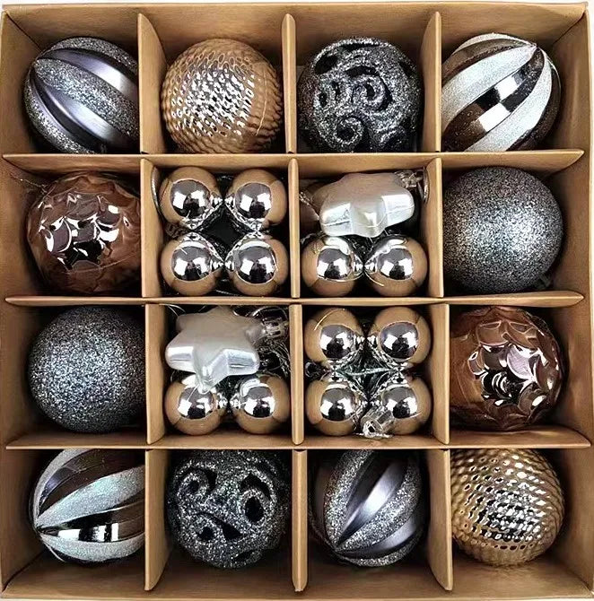 Vibrant Multicolor Christmas Tree Ball Ornaments - Image 29