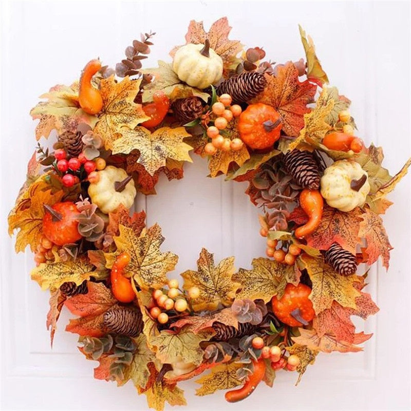 Autumn Pumpkin Berry Wreath for Festive Decor - Image 11