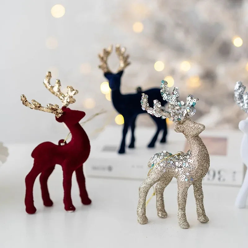 Charming Christmas Elk Ornaments for Festive Decor - Image 10