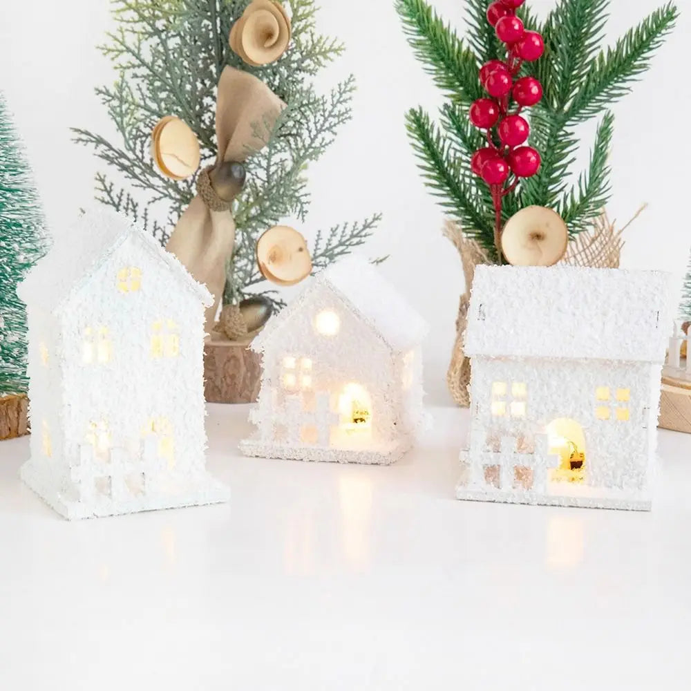 Luminous Wooden Snowflake Christmas Light Decor - Image 13