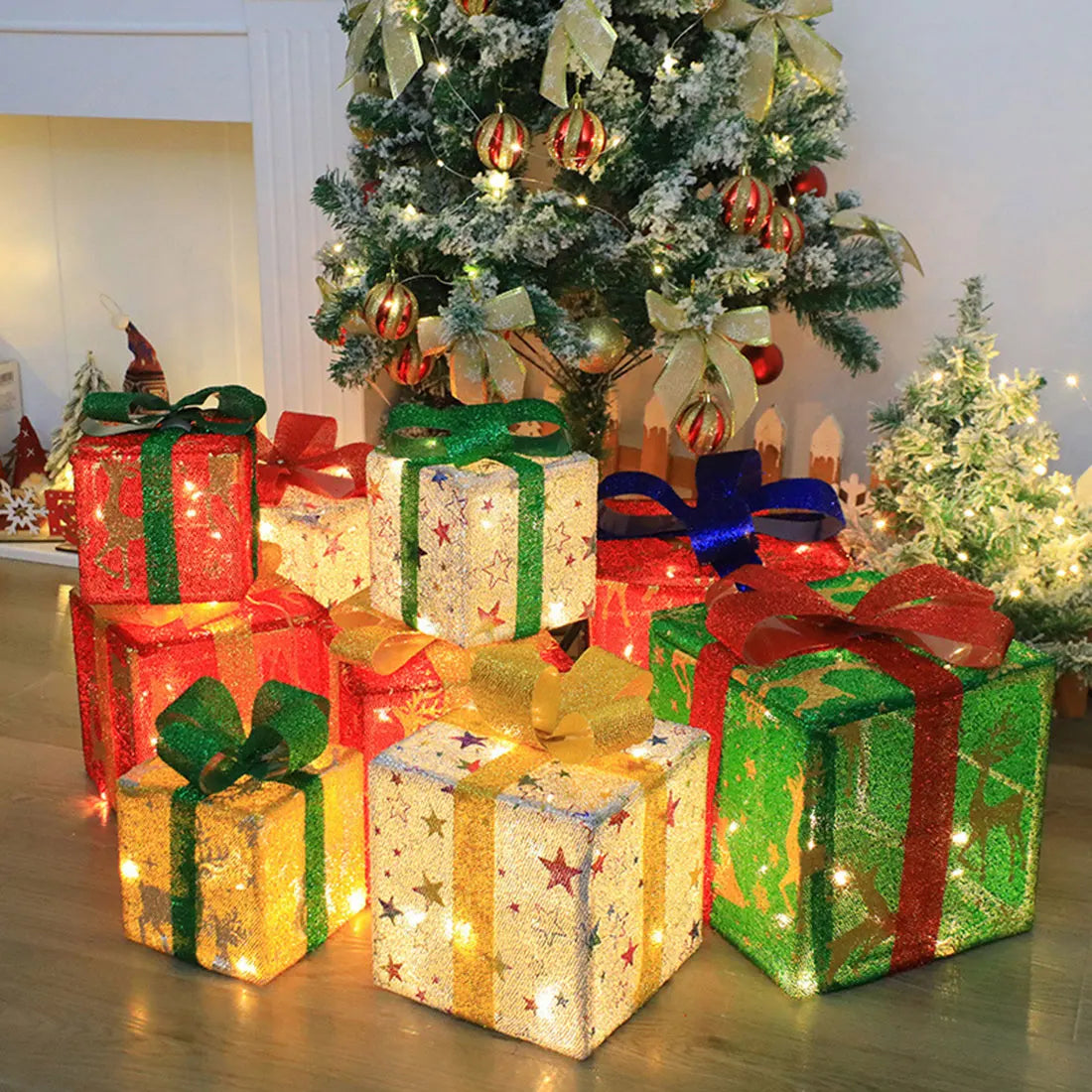 3-Piece Glowing Christmas Gift Box Set - Image 13