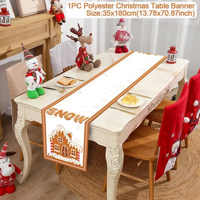 Festive Christmas Table Runners for Holiday Cheer - Image 42