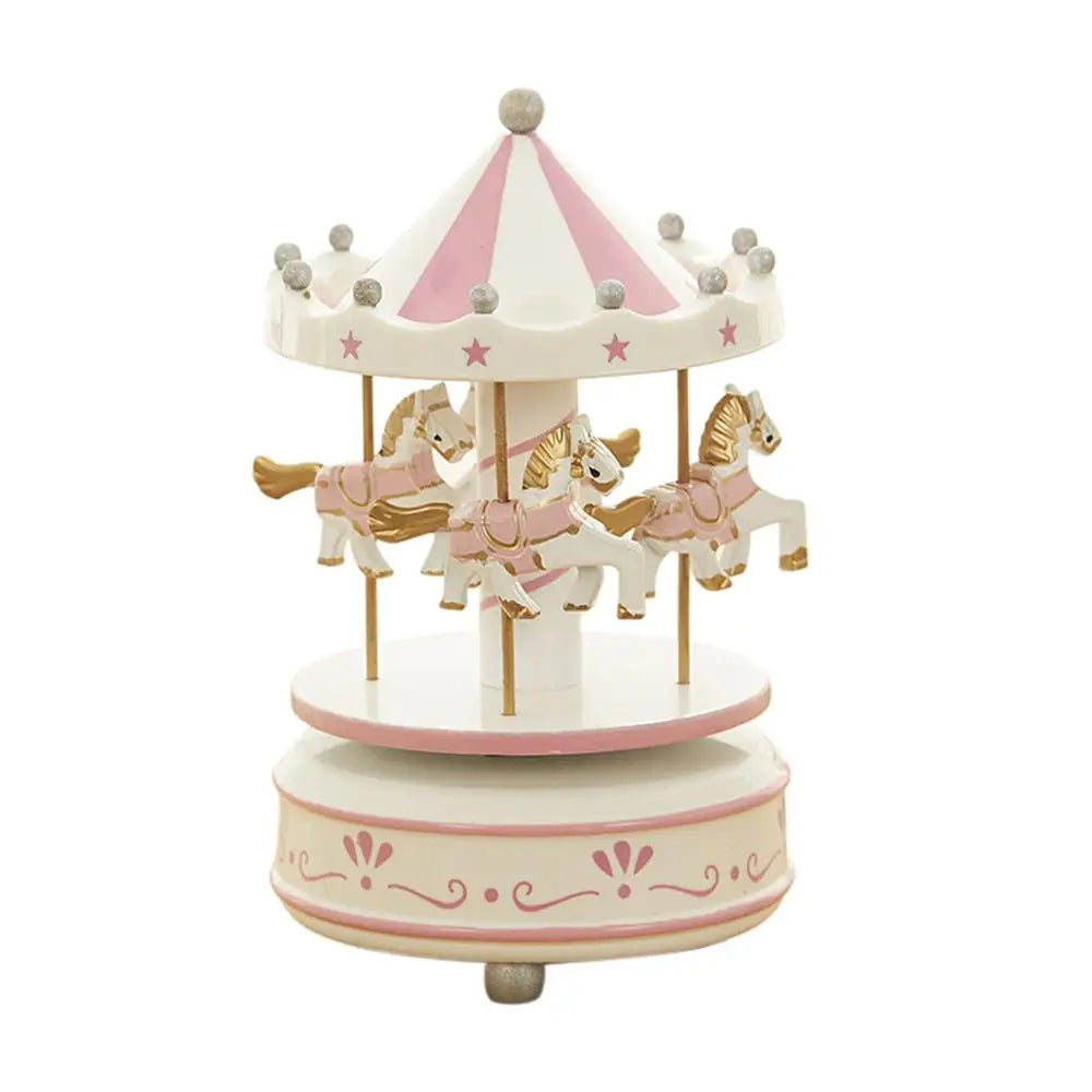 Vintage Christmas Carousel Music Box Gift - Image 6
