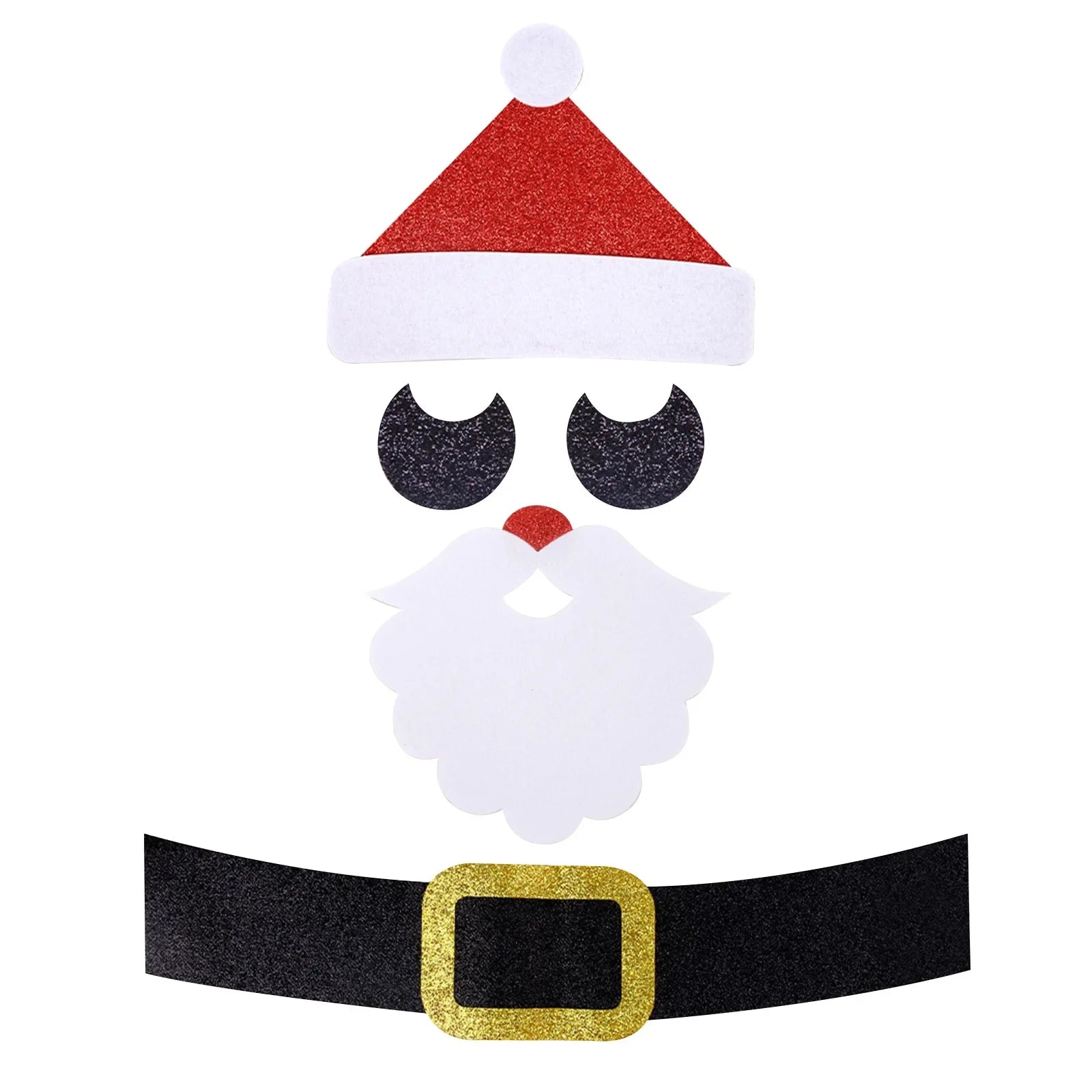 Festive Snowman & Santa Claus Window Stickers - Image 4