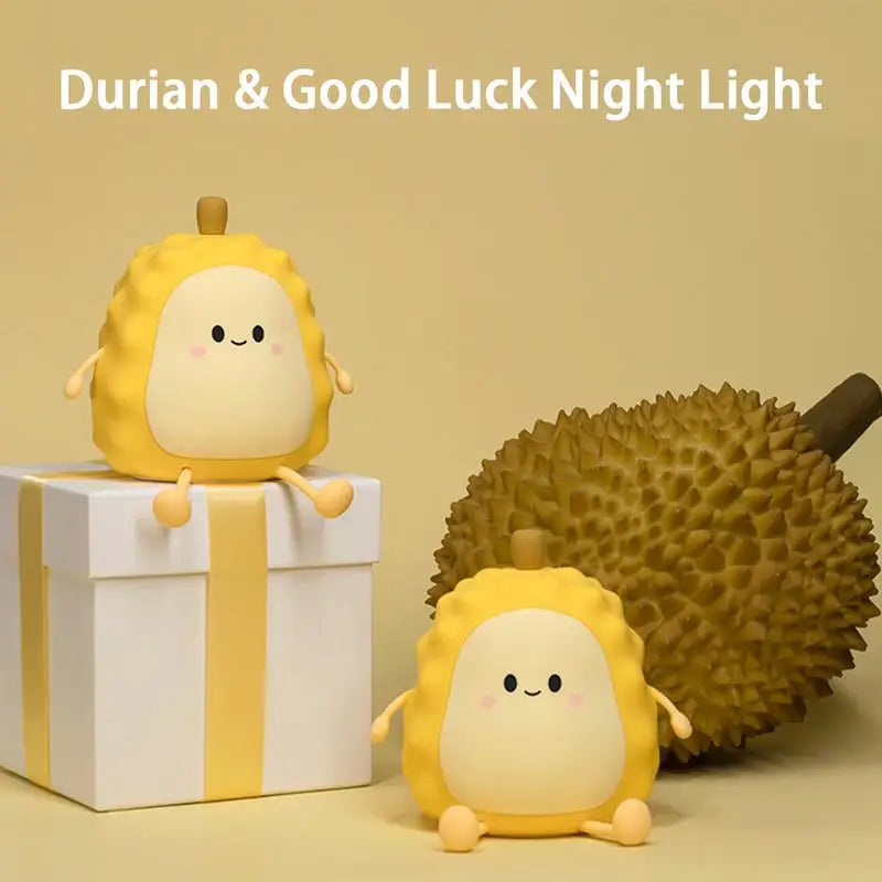 Adorable Touch Sensor Cartoon Durian LED Night Light - Image 6