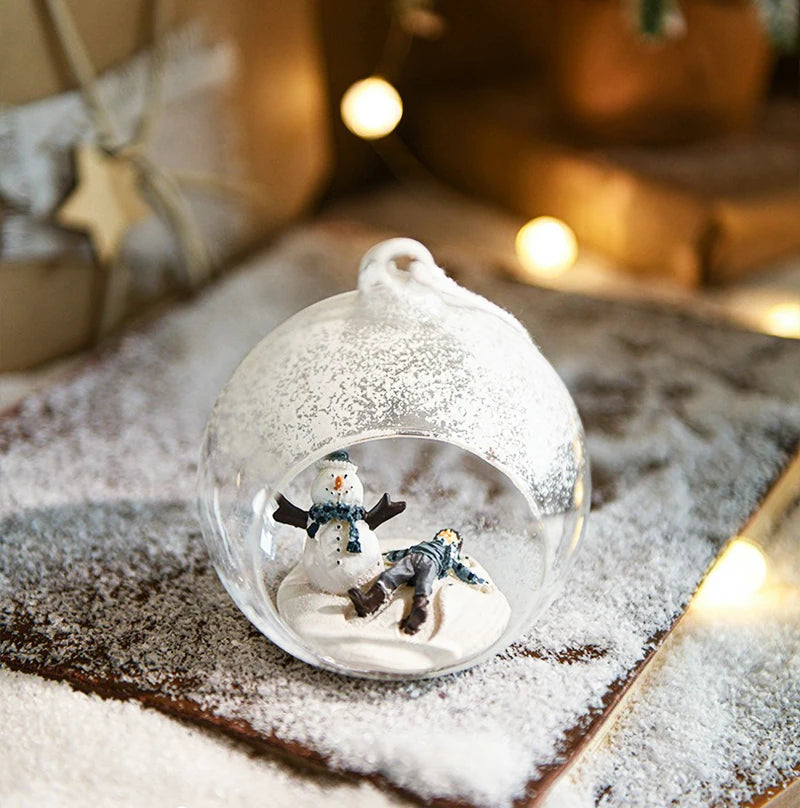 Charming Transparent Glass Christmas Tree Ornaments - Image 22