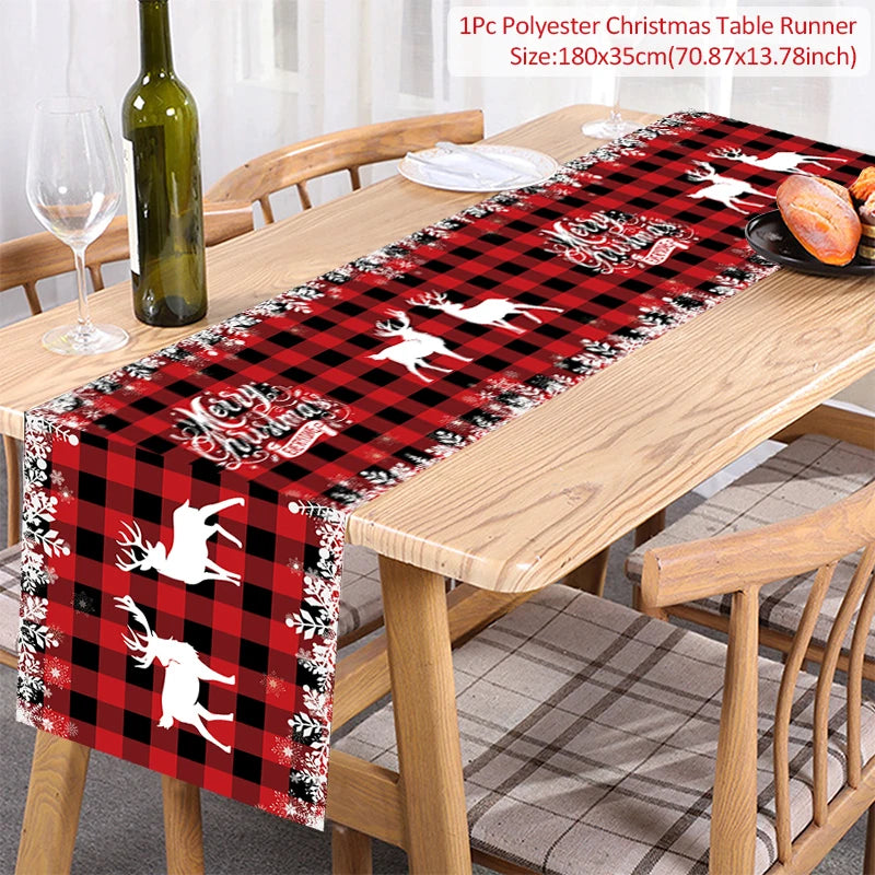 Festive Christmas Table Runner for Holiday Cheer - Image 12