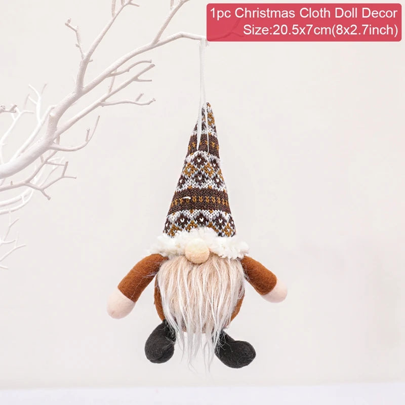 Charming Santa Faceless Doll Christmas Decor - Image 27