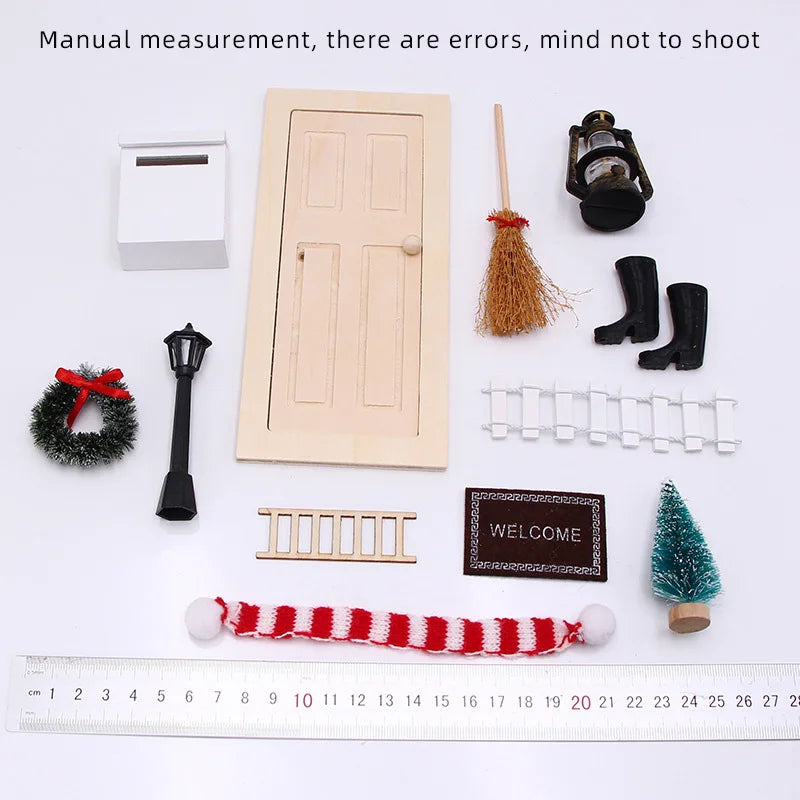 11-Piece Christmas Elf Door & Decor Set - Image 24