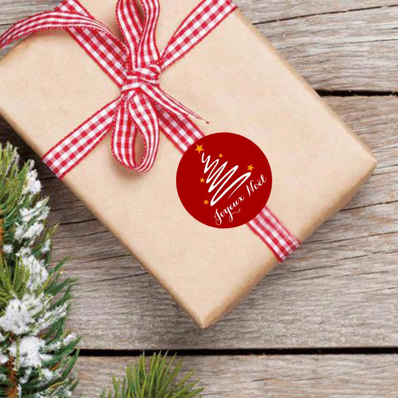 Festive Christmas Stickers for Gift Wrapping - Image 4