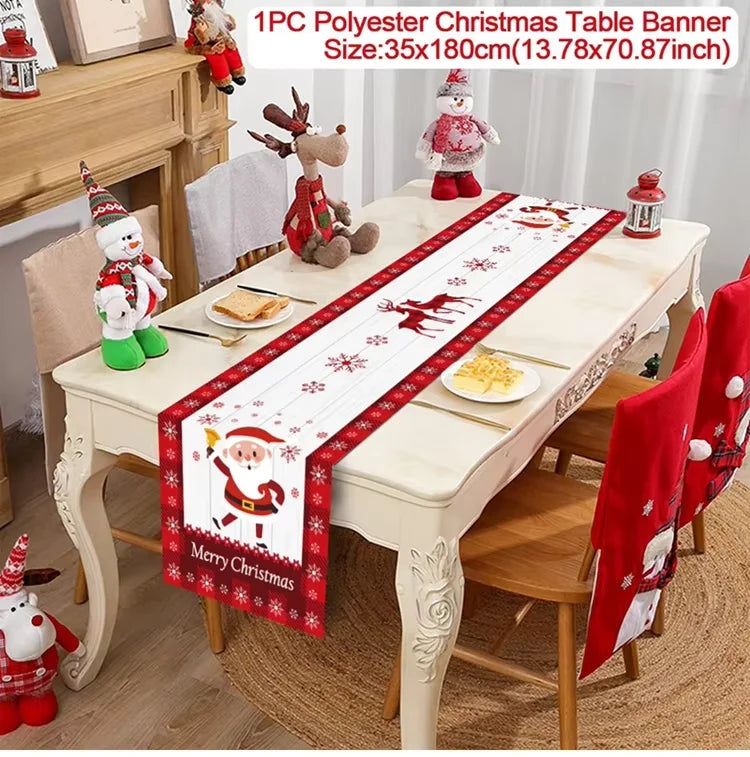 Festive Christmas Table Runner for Holiday Décor - Image 17