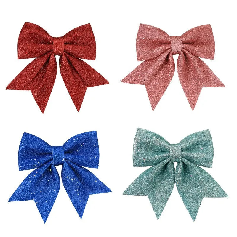 20cm Large Christmas Bowknot Ornaments for Festive Decor - Image 11