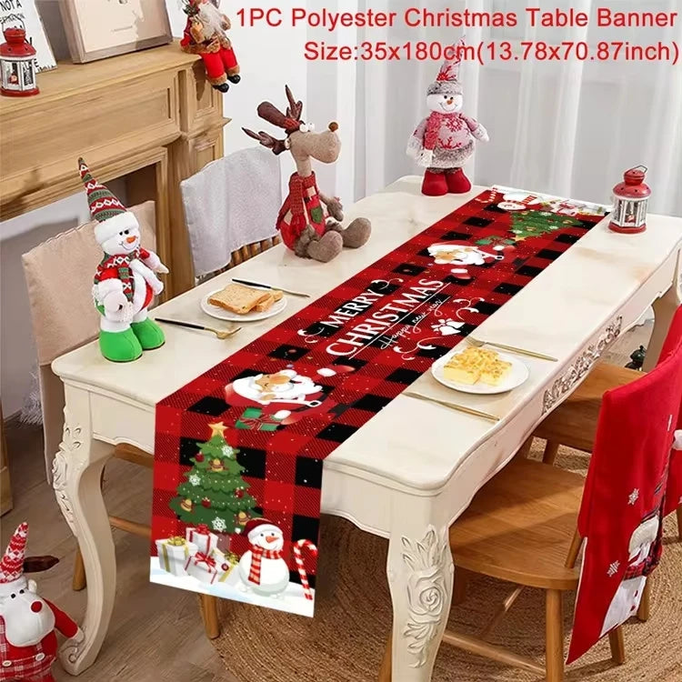 Festive Merry Christmas Table Runner for Holiday Cheer - Image 37