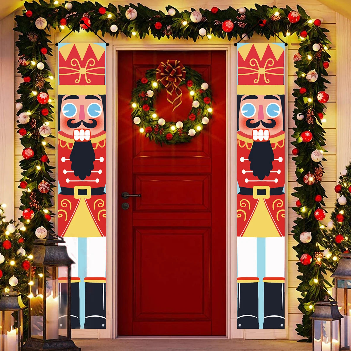 Charming Nutcracker Door Decor for Christmas Cheer - Image 23