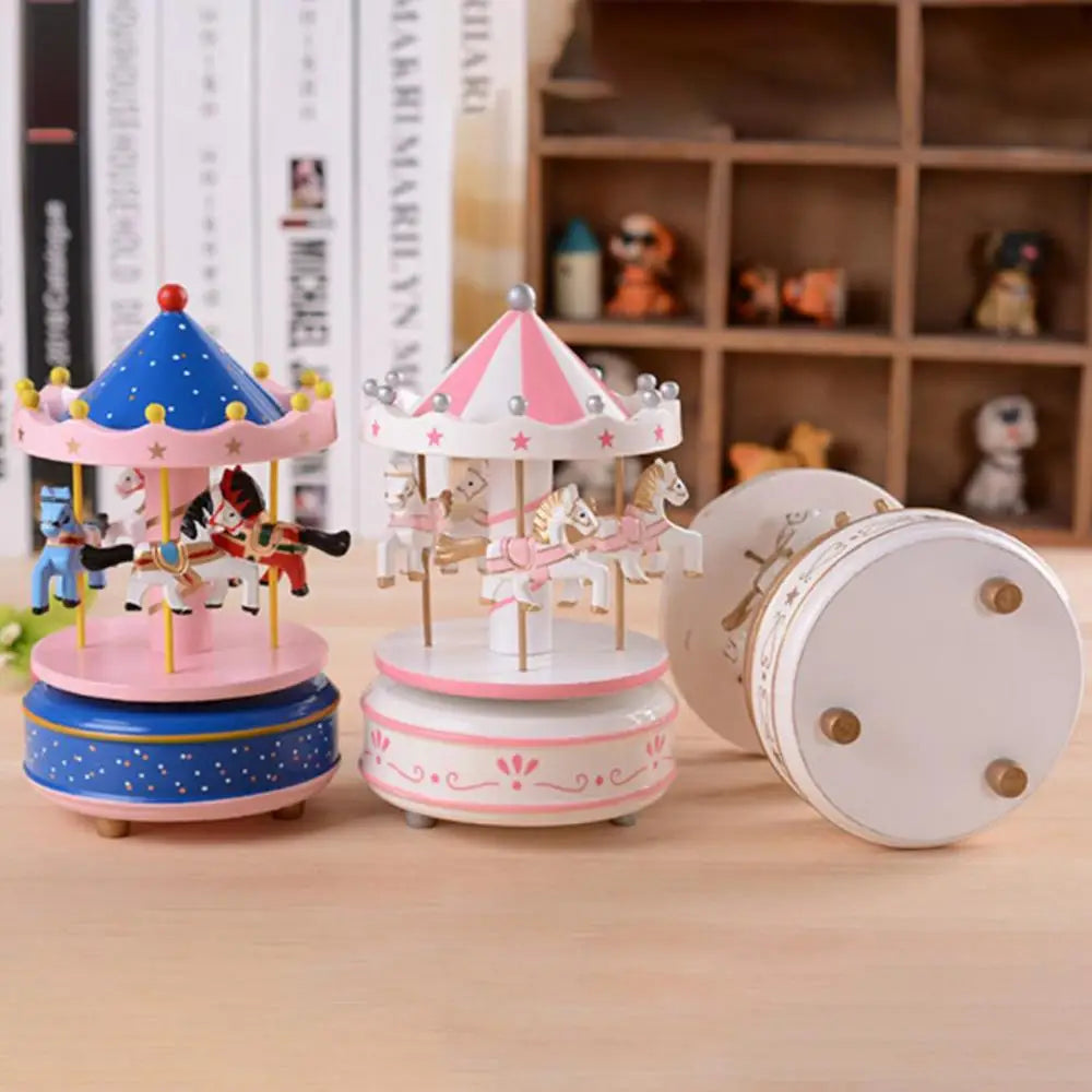 Vintage Christmas Carousel Music Box Gift - Image 13