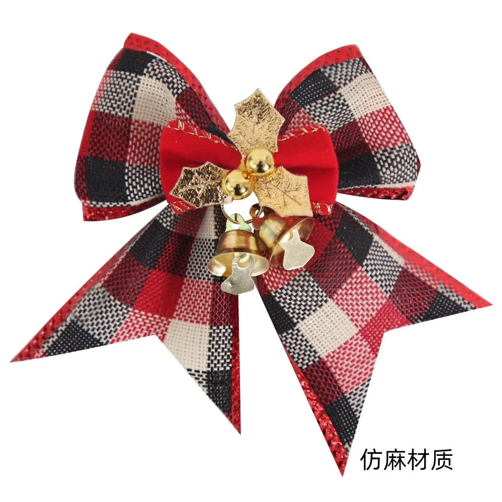 Festive Christmas Bow Pendant Decor for Holiday Cheer - Image 15