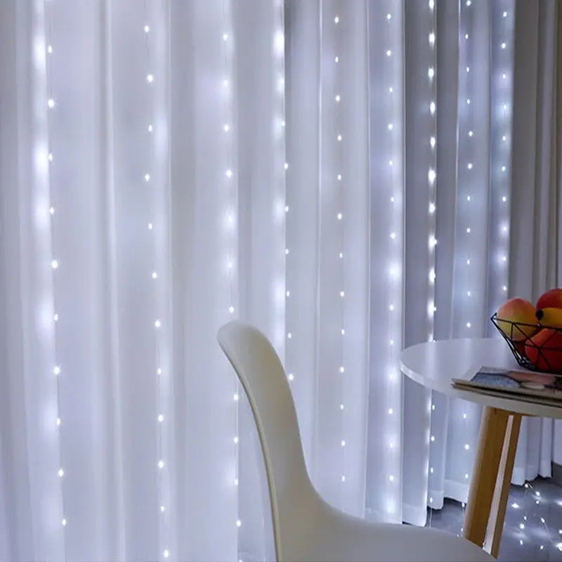 Magical USB Christmas Curtain String Lights 8 Modes - Image 17