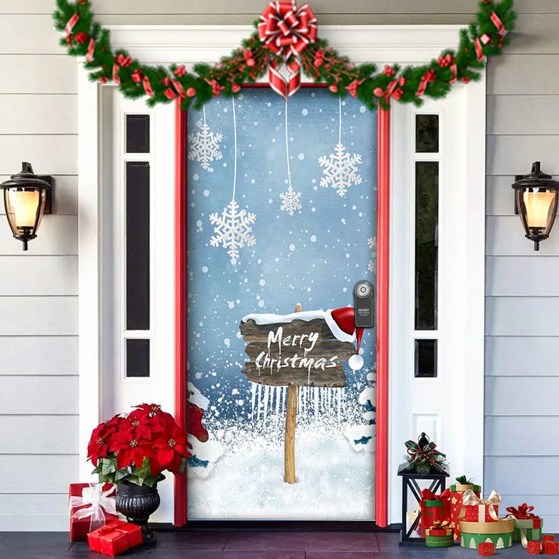 Festive Christmas Door Cover for Holiday Cheer - Image 21