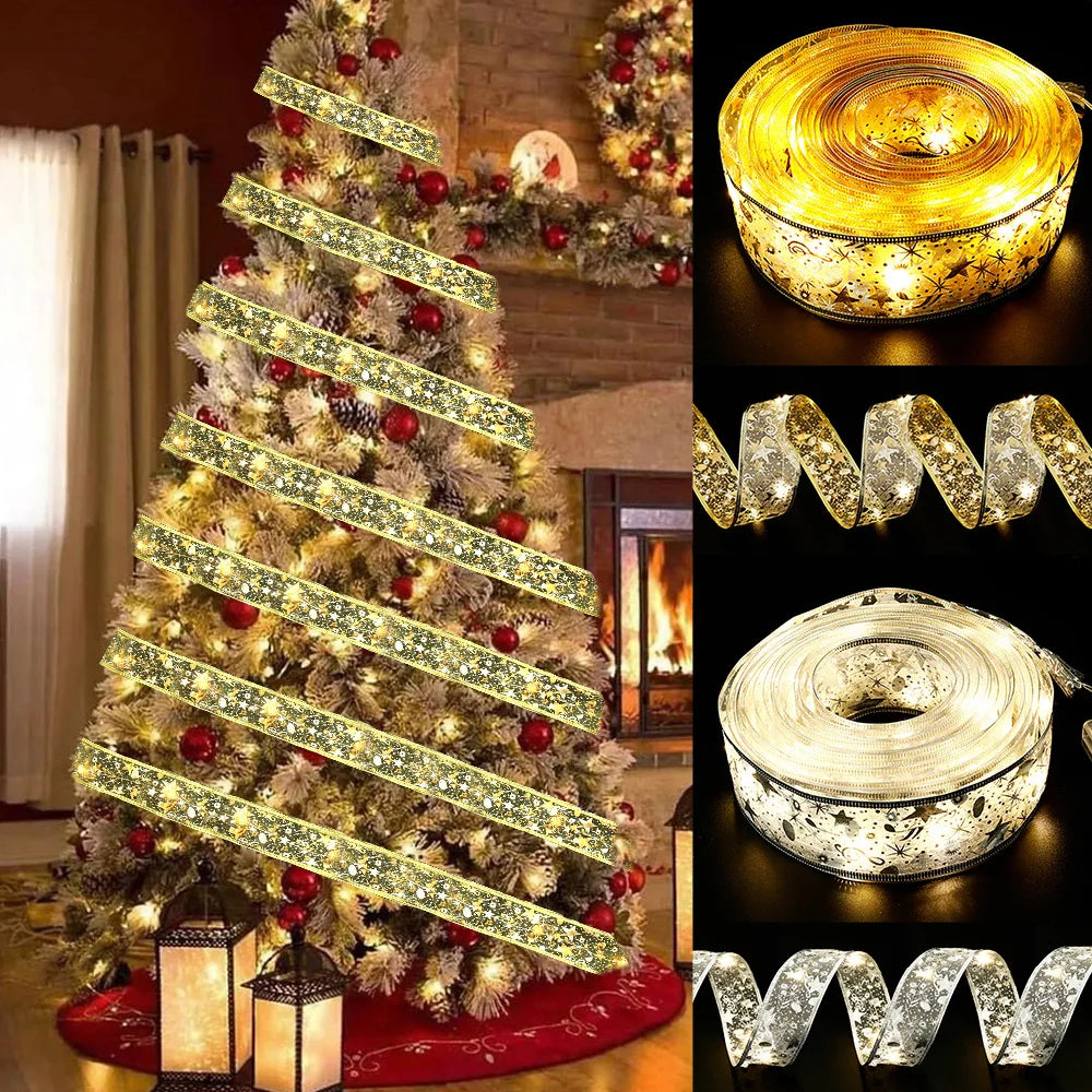 Enchanting LED Ribbon Fairy Lights for Christmas - Image 3