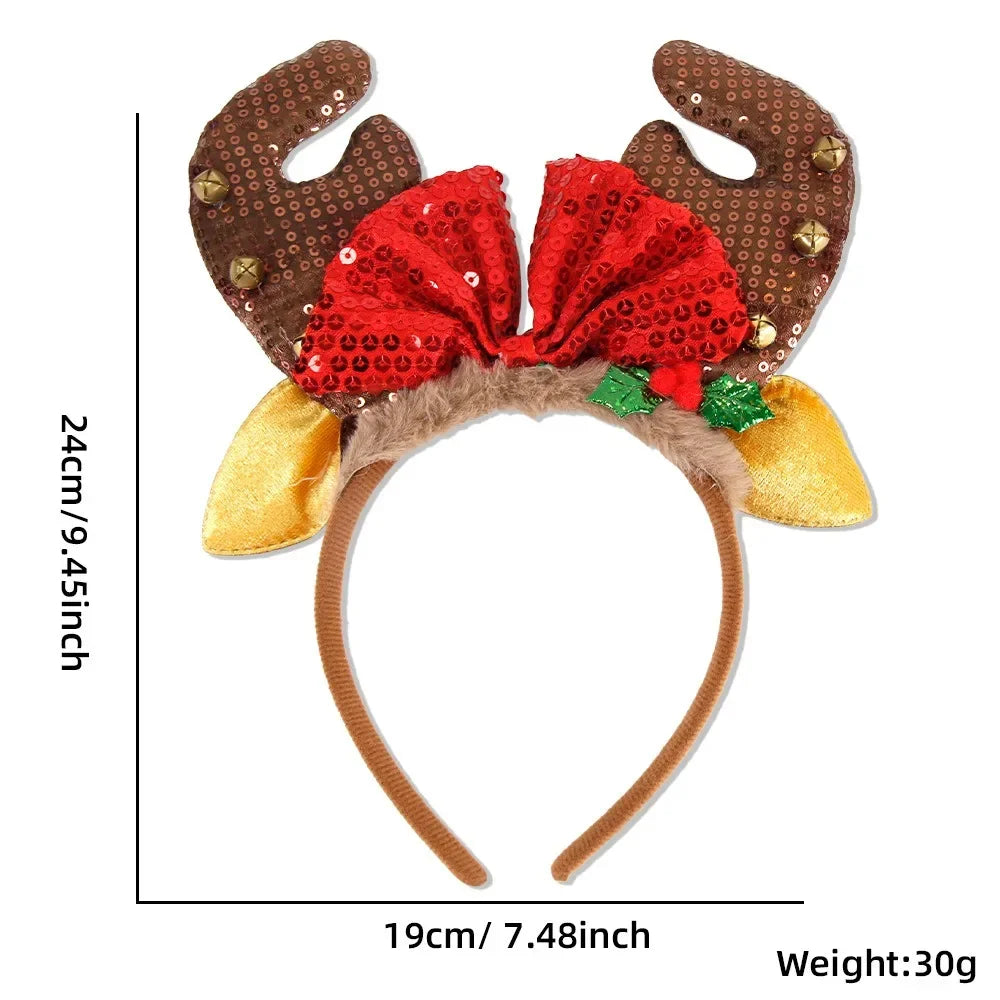 Festive Cartoon Christmas Headbands for Holiday Cheer - Image 17