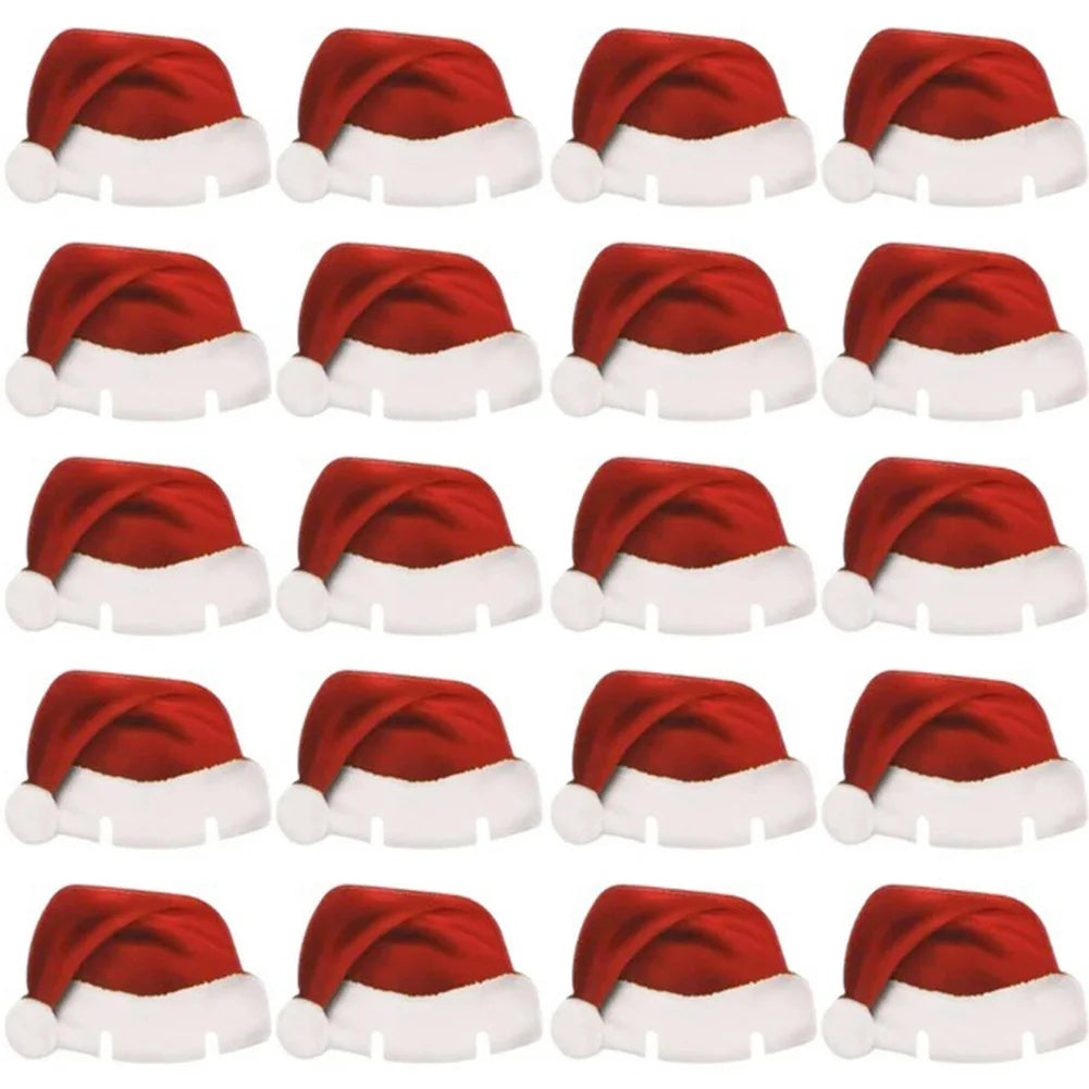 20 Christmas Wine Glass Markers for Festive Cheers - Image 22