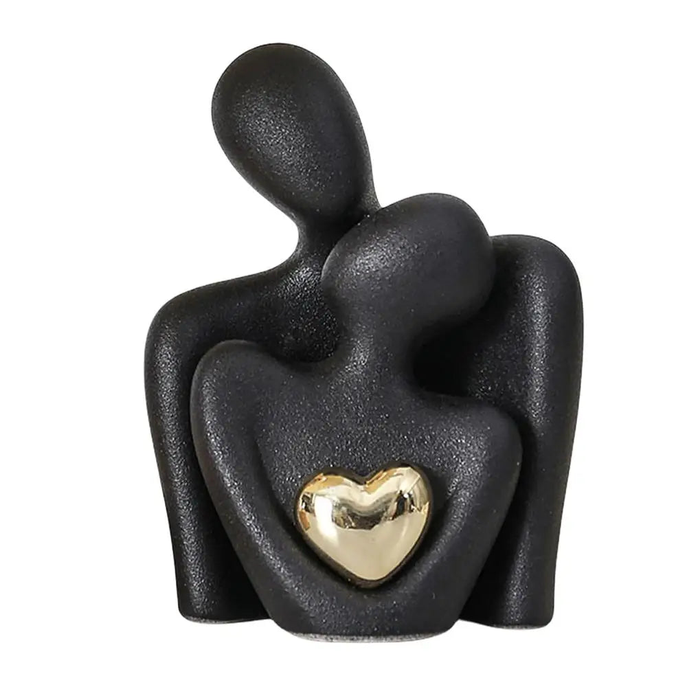 Nordic Abstract Couple Ceramic Sculpture for Christmas Decor - Image 14