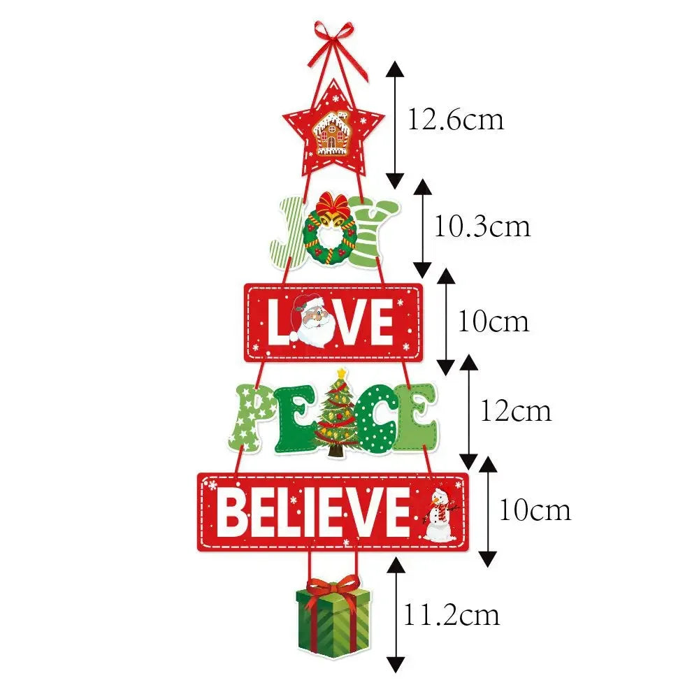 Charming Santa & Snowman Door Ornaments for Christmas - Image 15