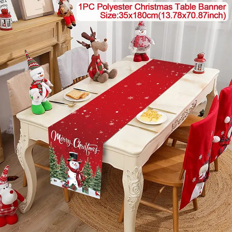 Festive Christmas Table Runners for Holiday Cheer - Image 39