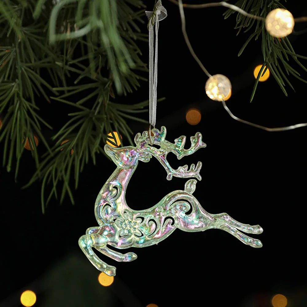 Charming Transparent Snowflake Christmas Tree Ornaments - Image 4