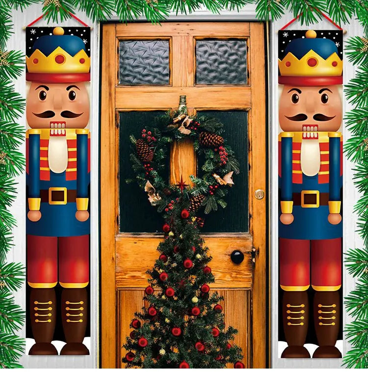 Festive Christmas Nutcracker Door Banner Decoration - Image 65