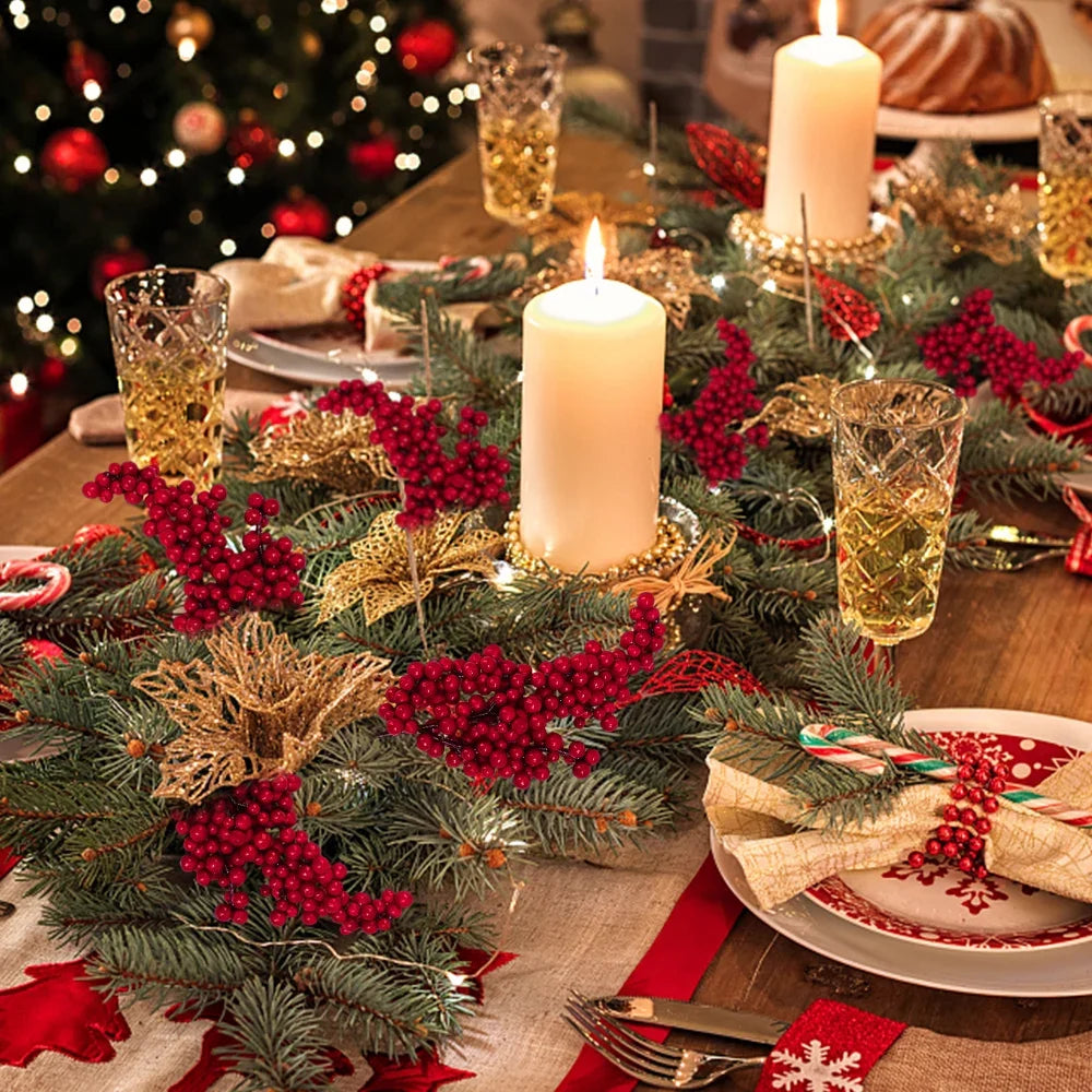 Festive Red Berry Wreath for Christmas Décor - Image 21