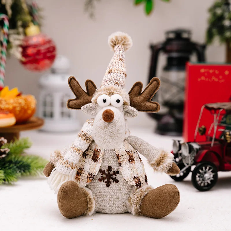 Charming Santa, Snowman, and Elk Holiday Ornaments - Image 2