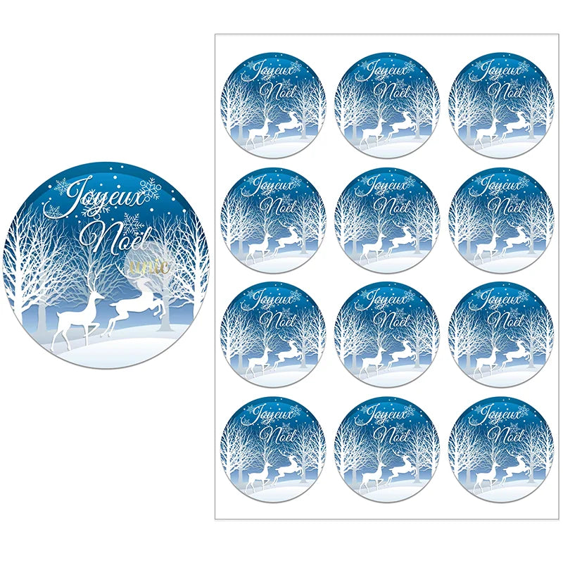 Festive Christmas Stickers for Gift Wrapping - Image 12