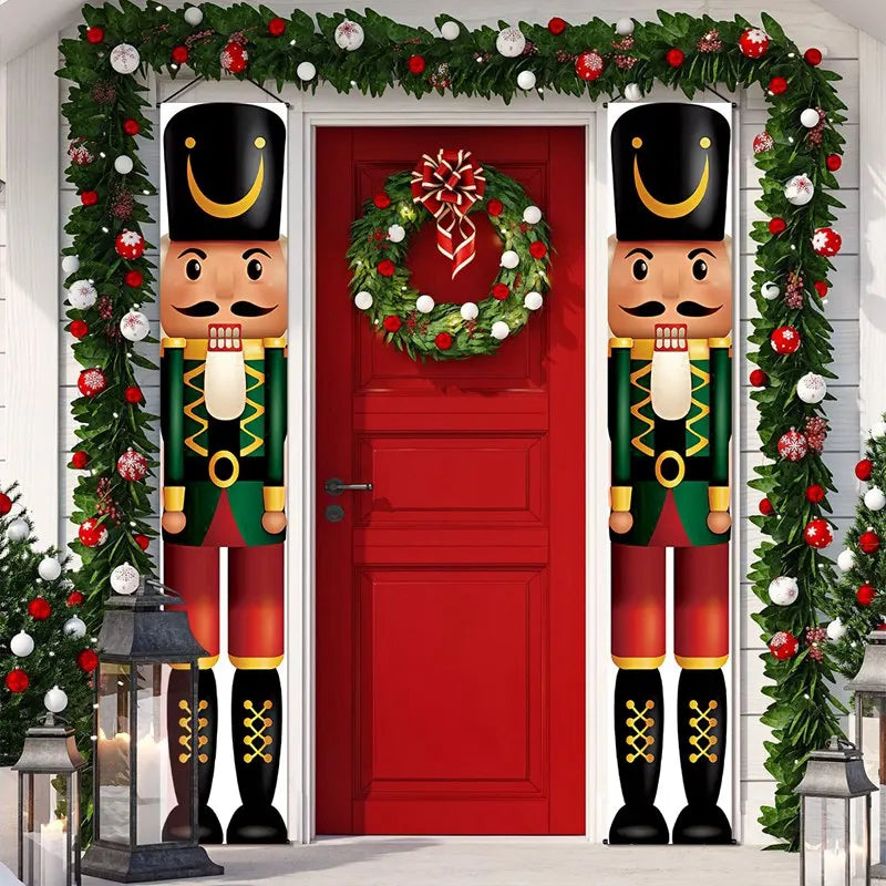 Festive Christmas Nutcracker Door Banner Decoration - Image 46