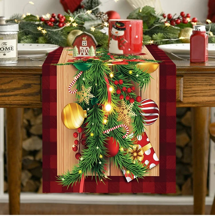 Festive Christmas Table Runners for Holiday Cheer - Image 52