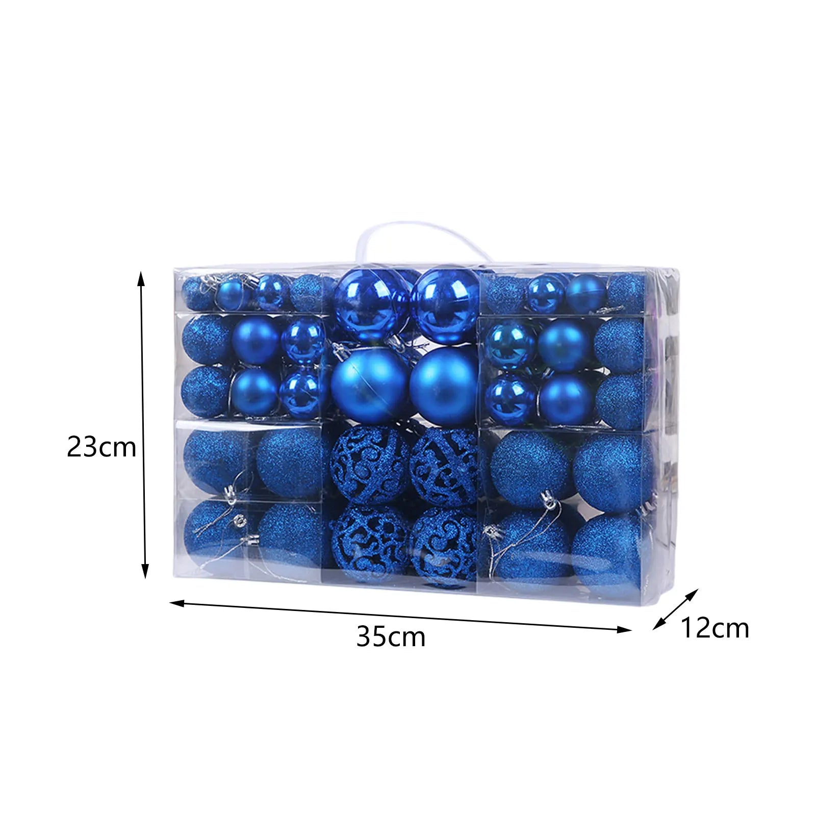 100 Shatterproof Christmas Ball Ornaments - Festive Decor - Image 17