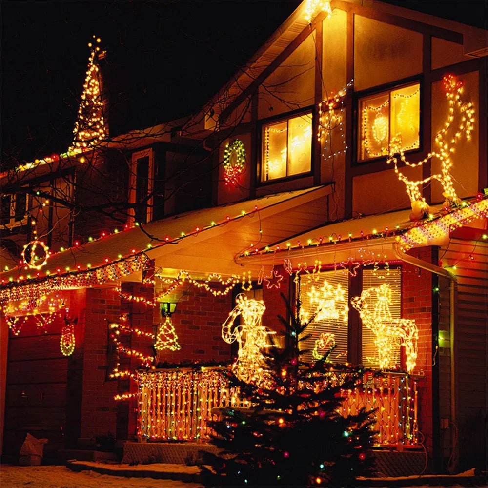 Elegant Waterproof LED Garland Lights for Christmas - Image 16