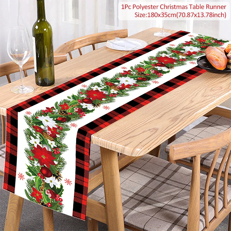 Festive Christmas Table Runner for Holiday Cheer - Image 10
