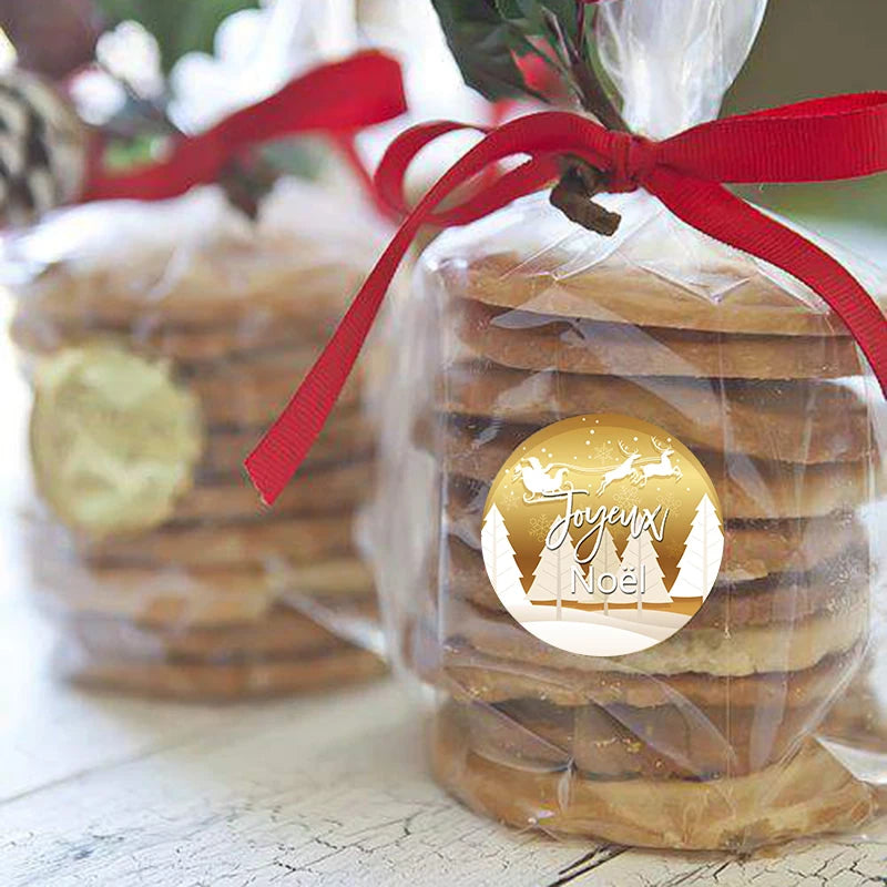 Festive Christmas Stickers for Gift Wrapping - Image 3